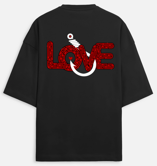 Love Hook| Terry Oversized Tee |YR-TRY-D20