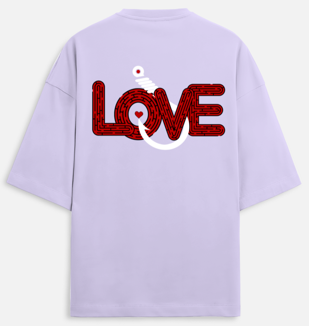 Love Hook| Terry Oversized Tee |YR-TRY-D20