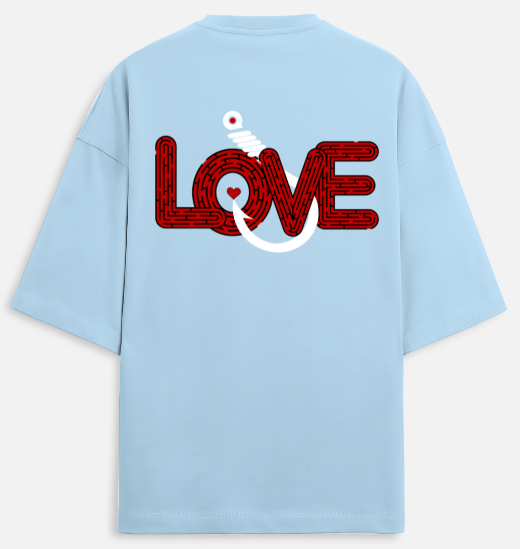 Love Hook| Terry Oversized Tee |YR-TRY-D20