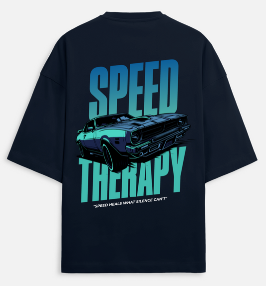 Speed Therapy | Terry Oversized Tee |YR-TRY-D23