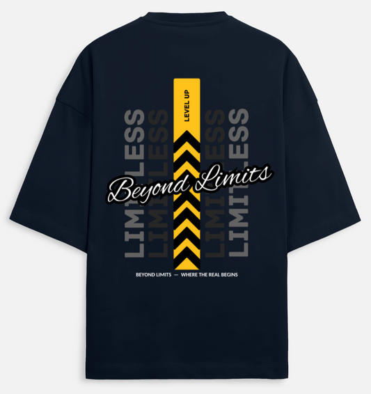 Beyond Limits | Terry Oversized Tee |YR-TRY-D25