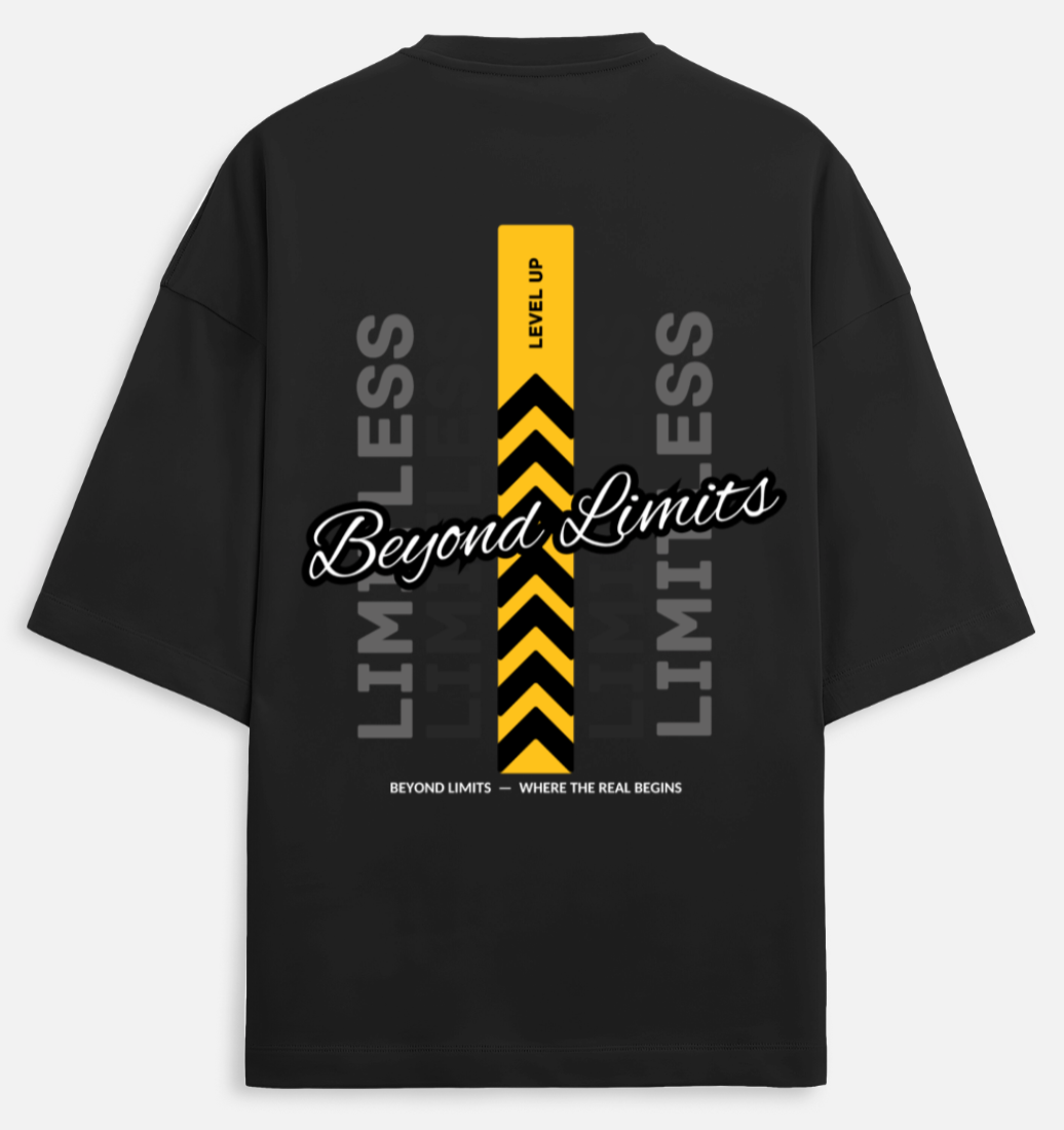 Beyond Limits | Terry Oversized Tee |YR-TRY-D25