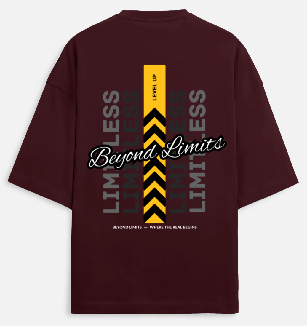 Beyond Limits | Terry Oversized Tee |YR-TRY-D25