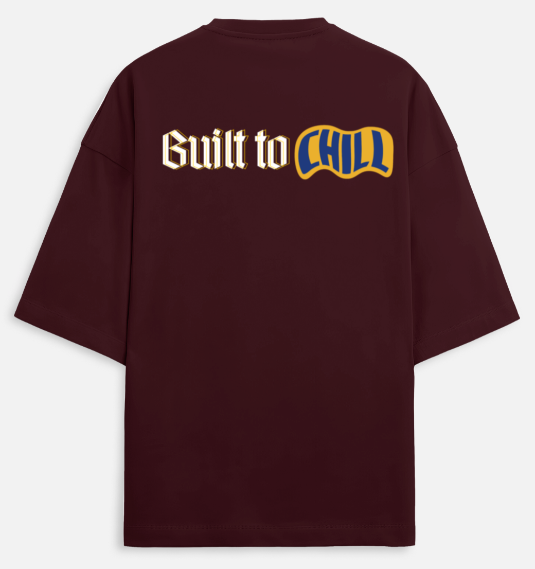 Built to Chill | Terry Oversized Tee |YR-TRY-D30