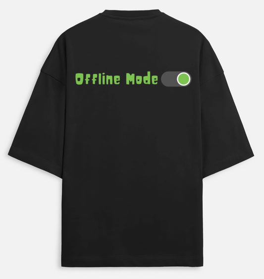 Offline Mode | Terry Oversized Tee |YR-TRY-D31