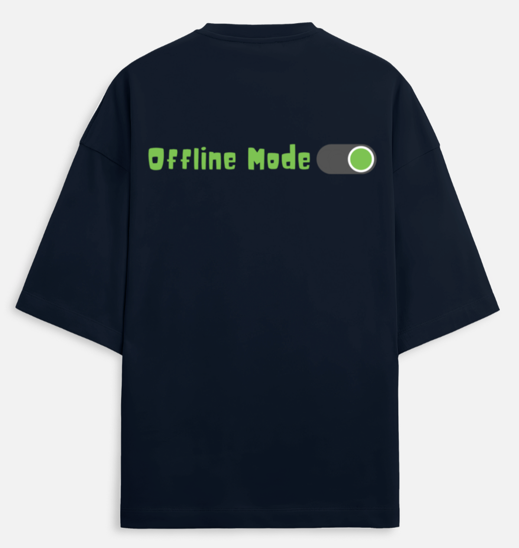 Offline Mode | Terry Oversized Tee |YR-TRY-D31