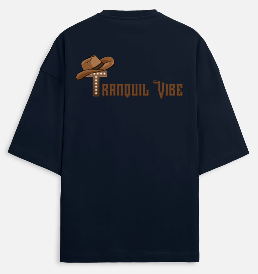 Tranquil Vibe | Terry Oversized Tee |YR-TRY-D32