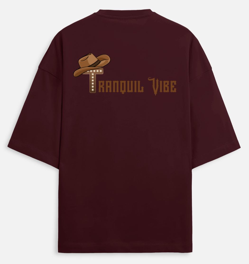 Tranquil Vibe | Terry Oversized Tee |YR-TRY-D32