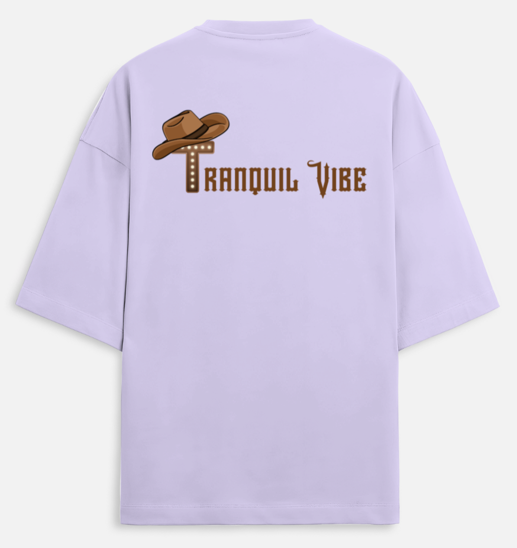 Tranquil Vibe | Terry Oversized Tee |YR-TRY-D32