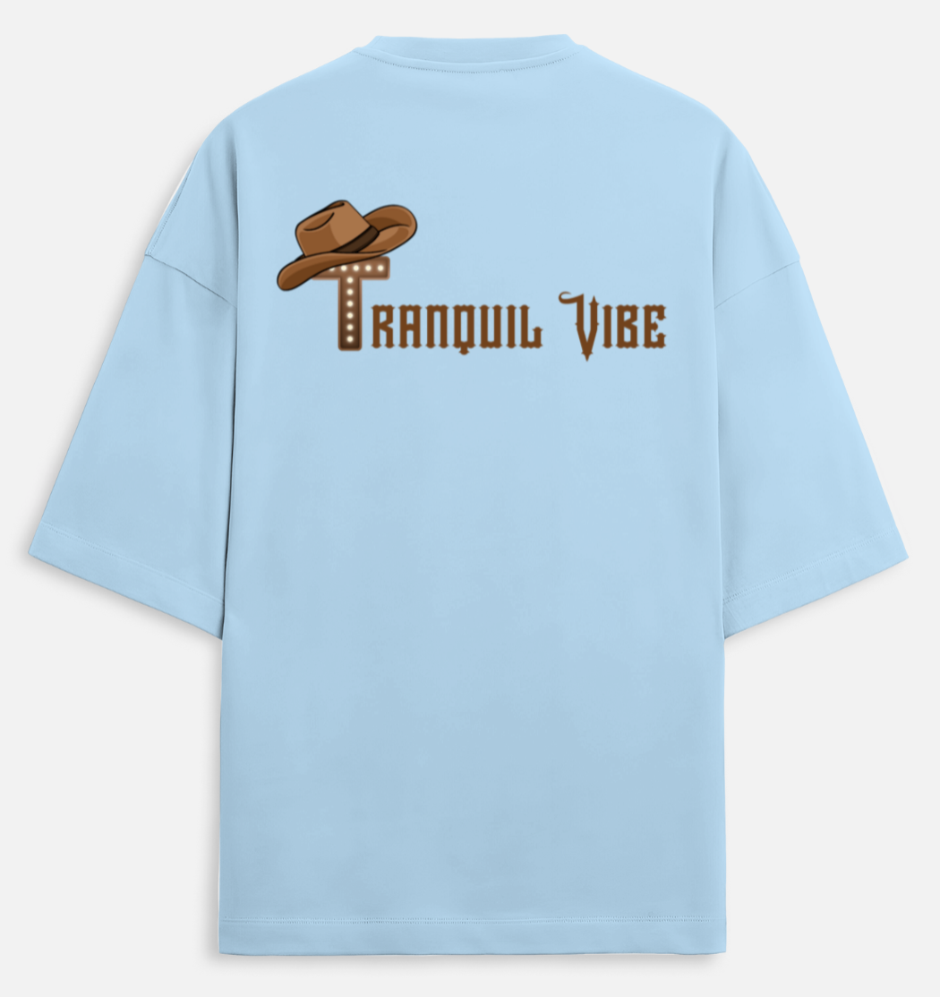 Tranquil Vibe | Terry Oversized Tee |YR-TRY-D32