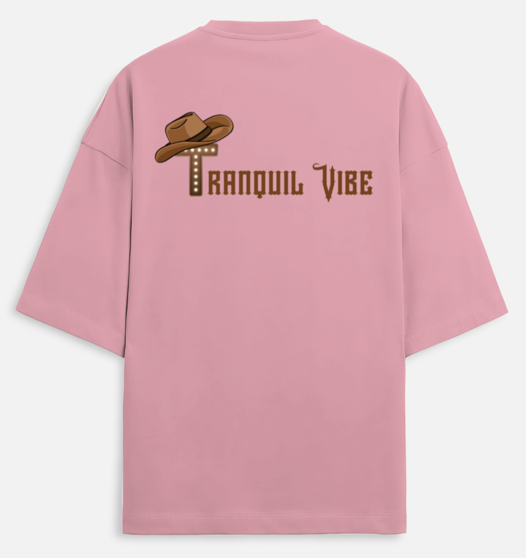 Tranquil Vibe | Terry Oversized Tee |YR-TRY-D32