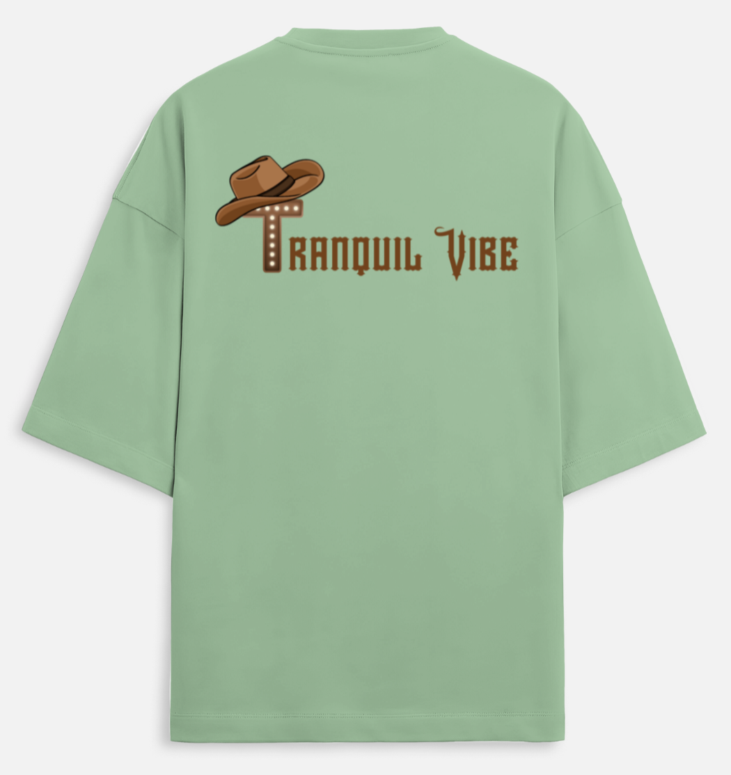 Tranquil Vibe | Terry Oversized Tee |YR-TRY-D32
