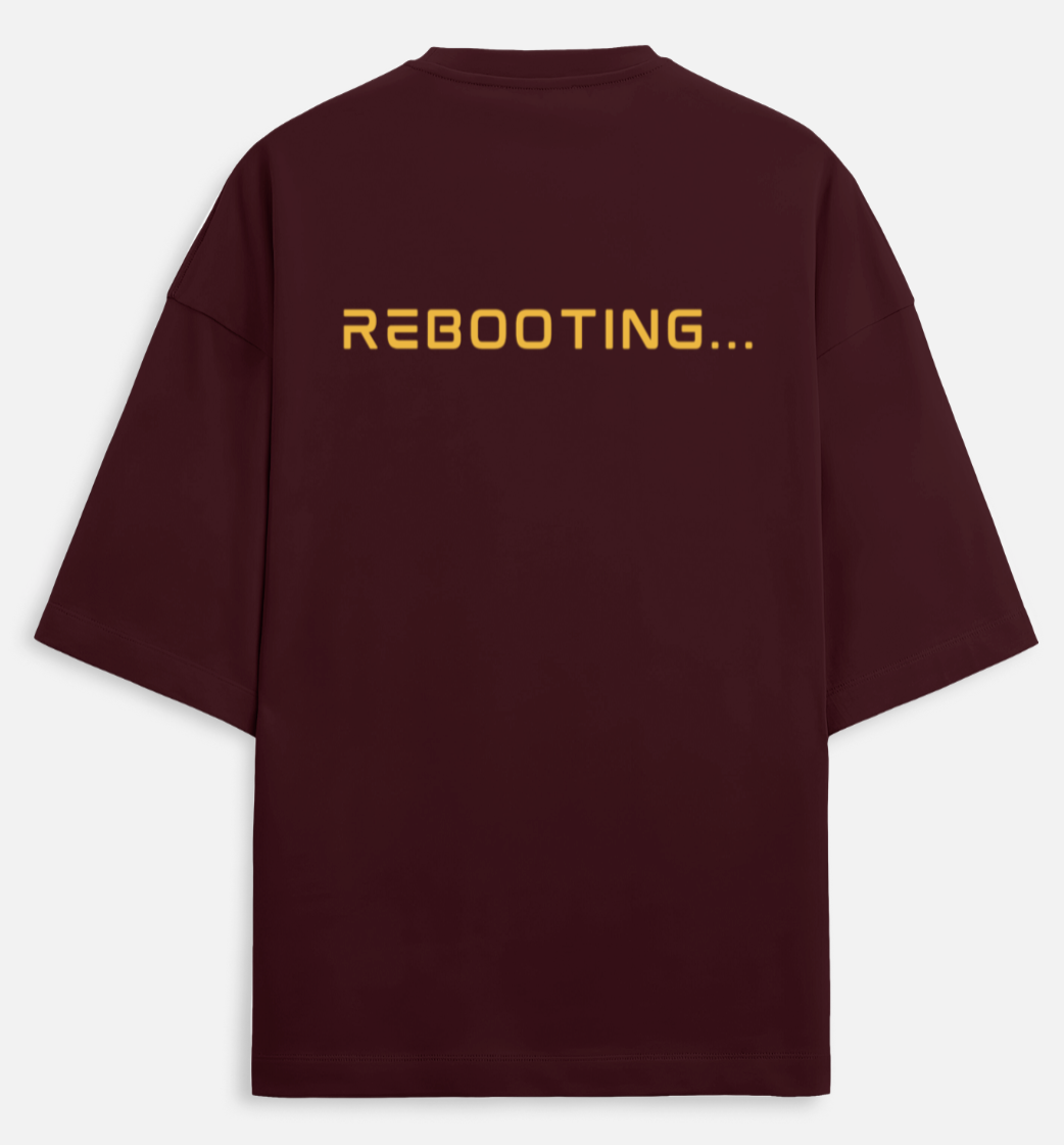 Rebooting | Terry Oversized Tee |YR-TRY-D33
