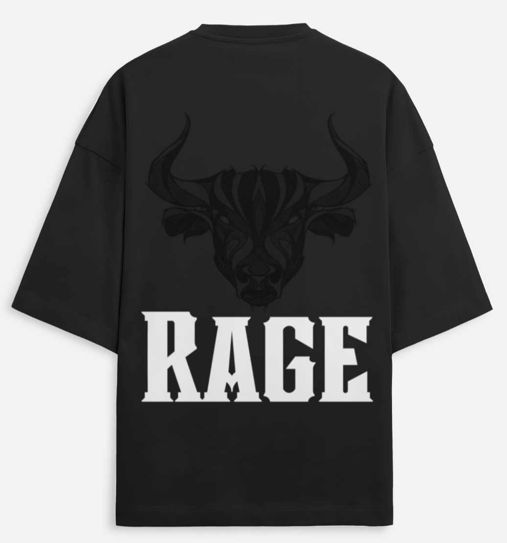 Rage| Terry Oversized Tee |YR-TRY-D34