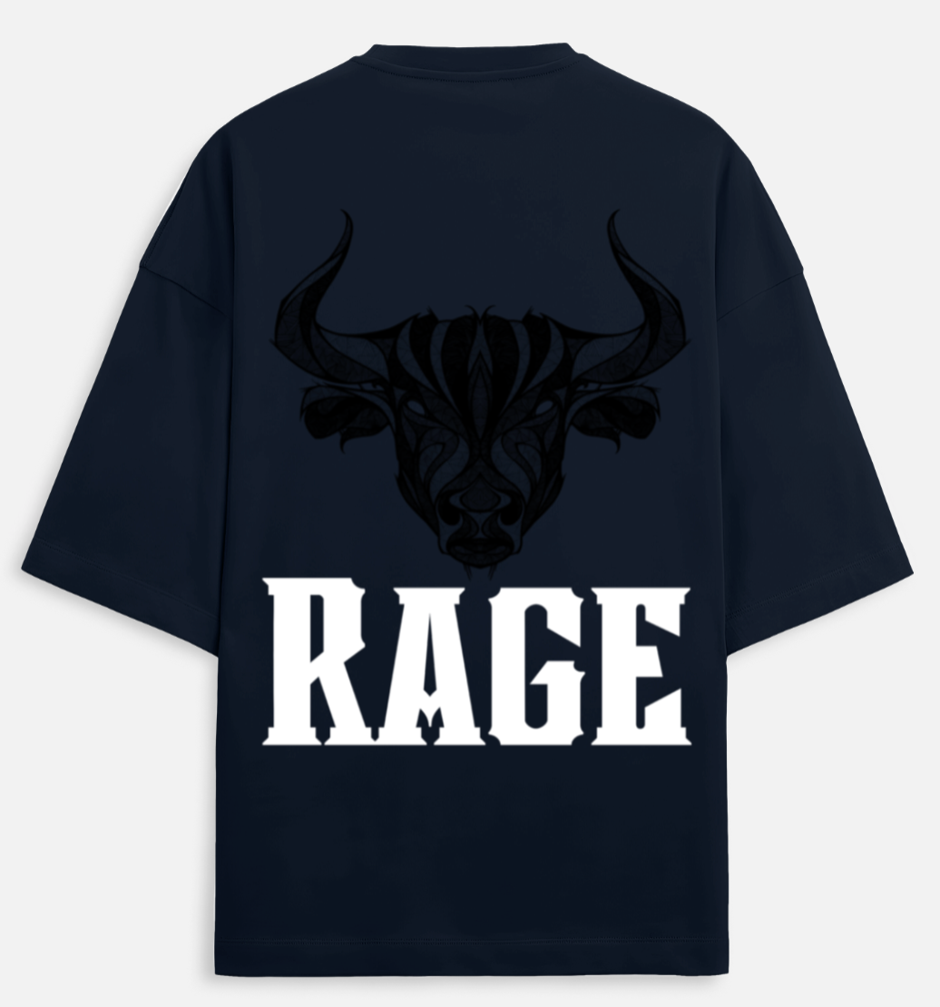 Rage| Terry Oversized Tee |YR-TRY-D34