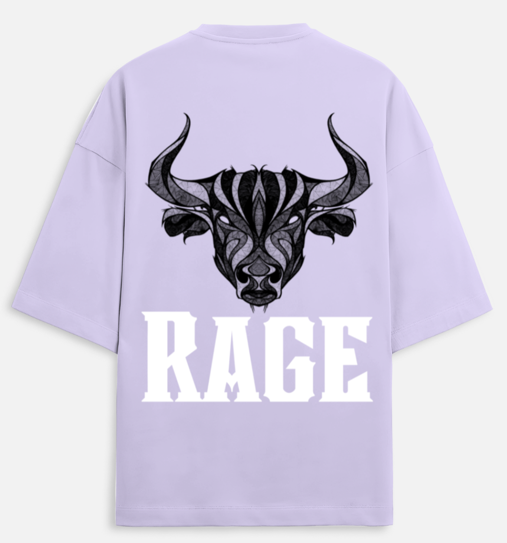Rage| Terry Oversized Tee |YR-TRY-D34