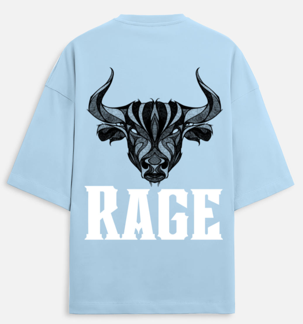 Rage| Terry Oversized Tee |YR-TRY-D34