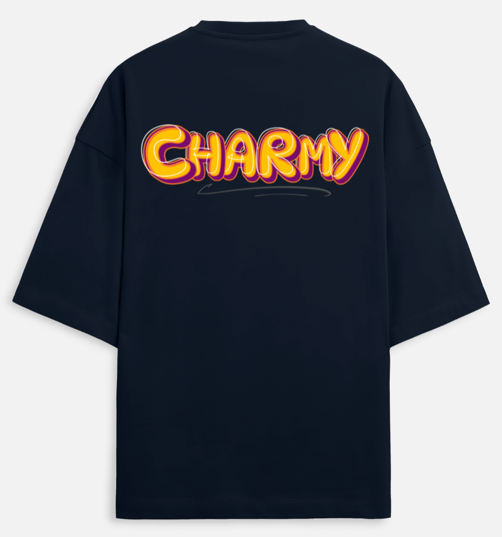 Charmy | Terry Oversized Tee |YR-TRY-D36
