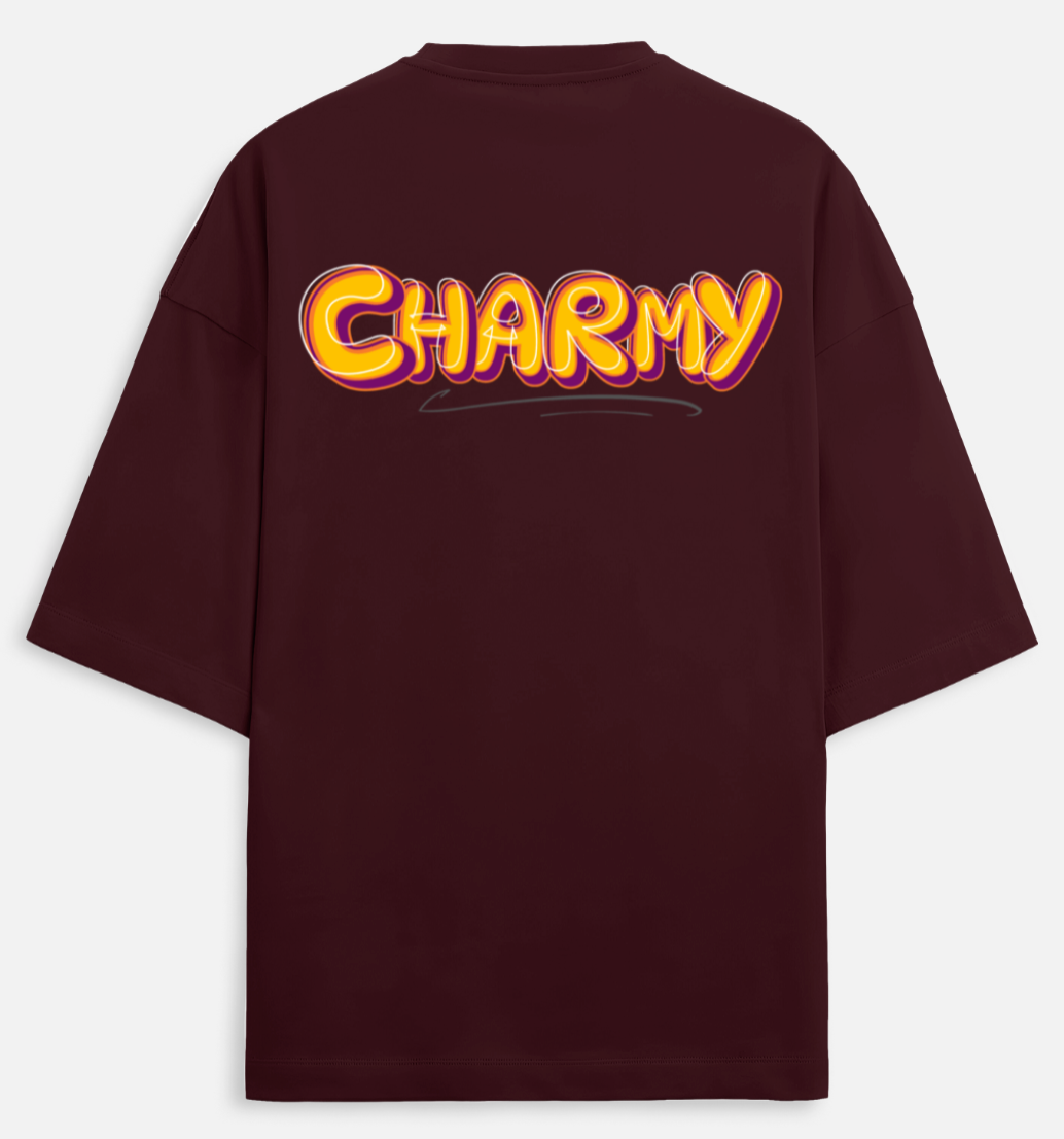Charmy | Terry Oversized Tee |YR-TRY-D36