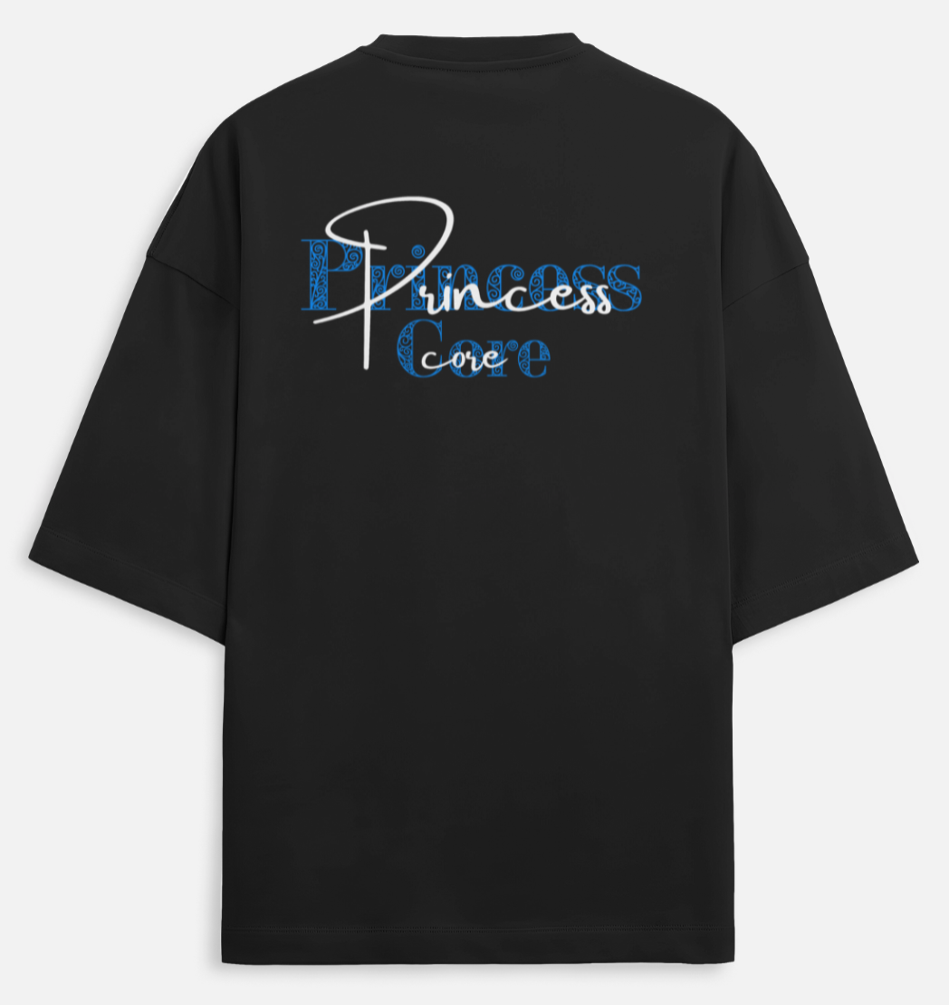 Princess Core | Terry Oversized Tee |YR-TRY-D38