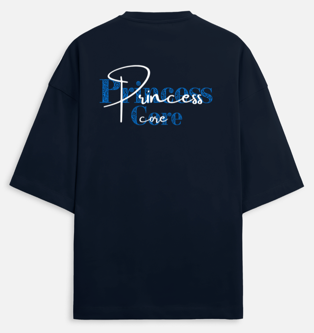 Princess Core | Terry Oversized Tee |YR-TRY-D38