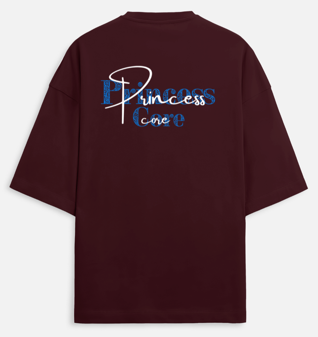 Princess Core | Terry Oversized Tee |YR-TRY-D38