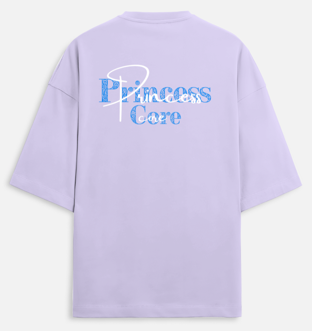 Princess Core | Terry Oversized Tee |YR-TRY-D38