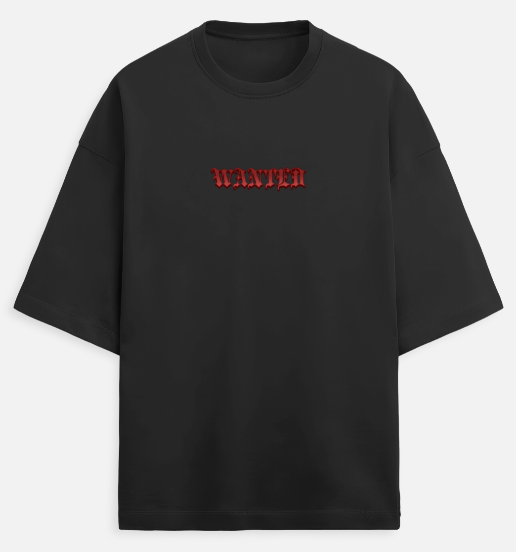 Black Velvet | Terry Oversized Tee | YR-TRY-D39