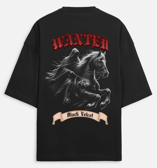 Black Velvet | Terry Oversized Tee | YR-TRY-D39