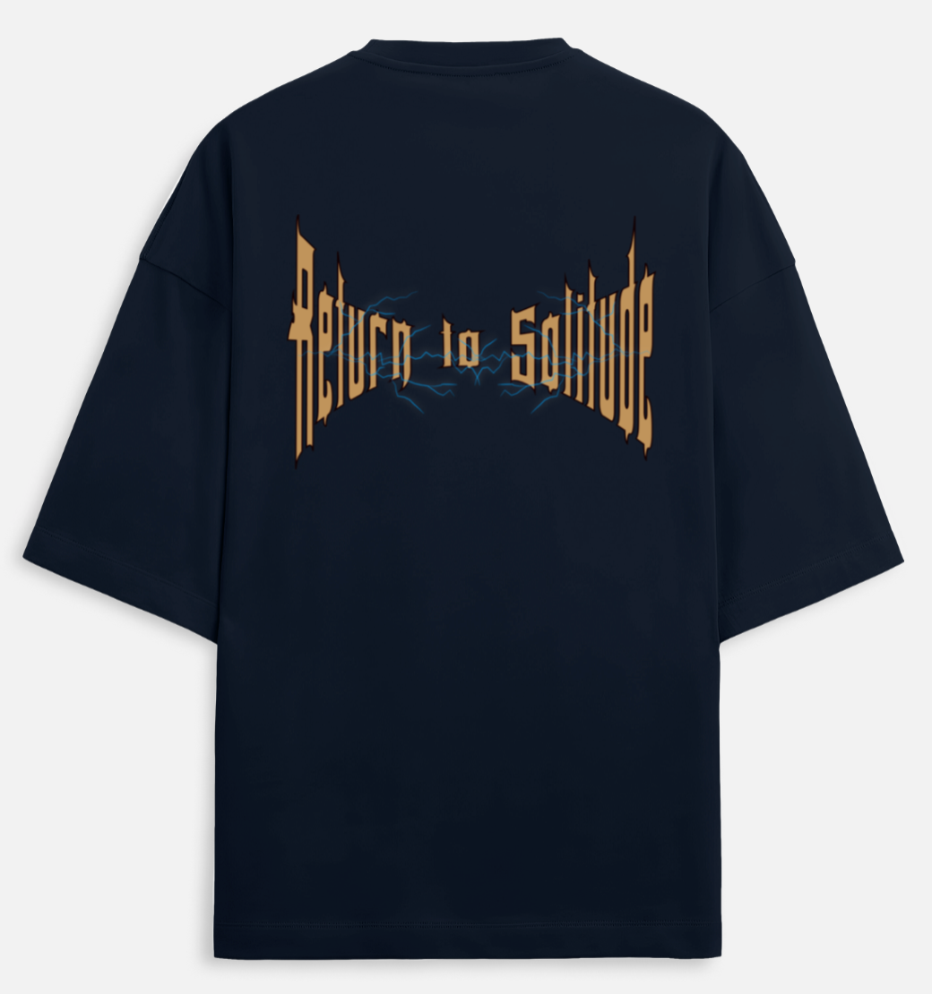 Return To Solitude | Terry Oversized Tee |YR-TRY-D40