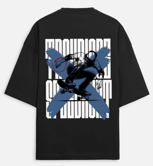 SkateB | Terry Oversized Tee |YR-TRY-D41