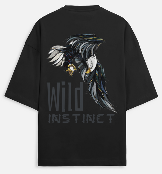 Wild Instinct | Terry Oversized Tee |YR-TRY-D43