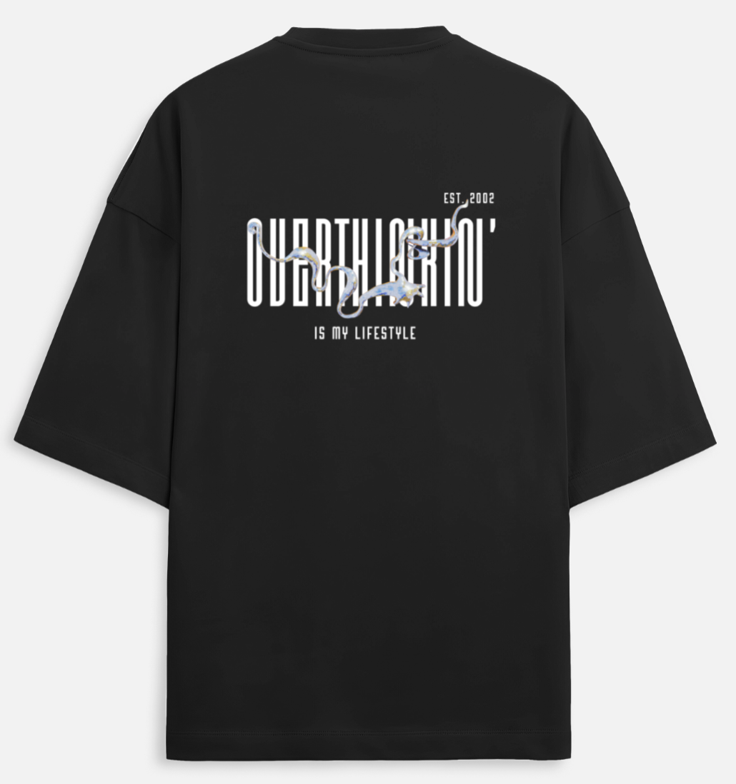 Overthinkin' | Terry Oversized Tee |YR-TRY-D13