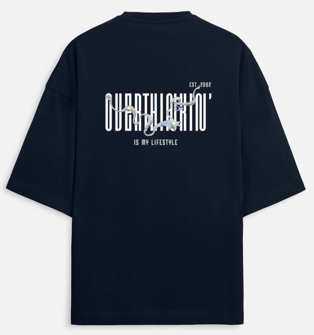 Overthinkin' | Terry Oversized Tee |YR-TRY-D13
