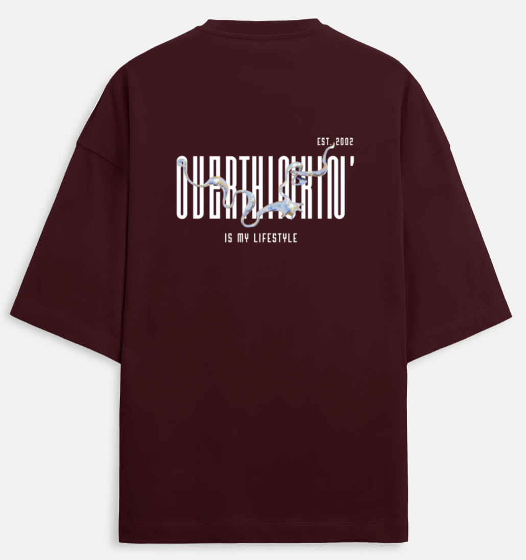 Overthinkin' | Terry Oversized Tee |YR-TRY-D13