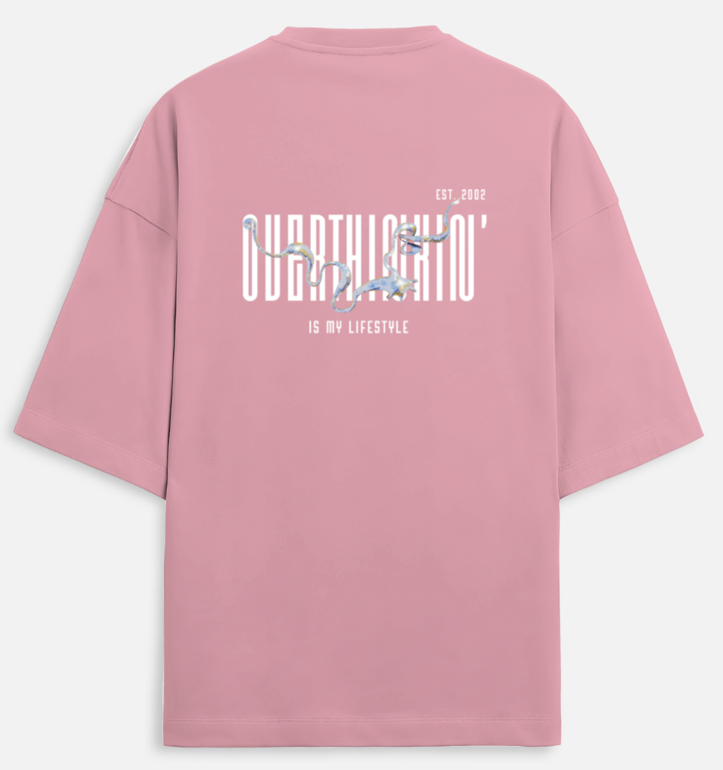 Overthinkin' | Terry Oversized Tee |YR-TRY-D13