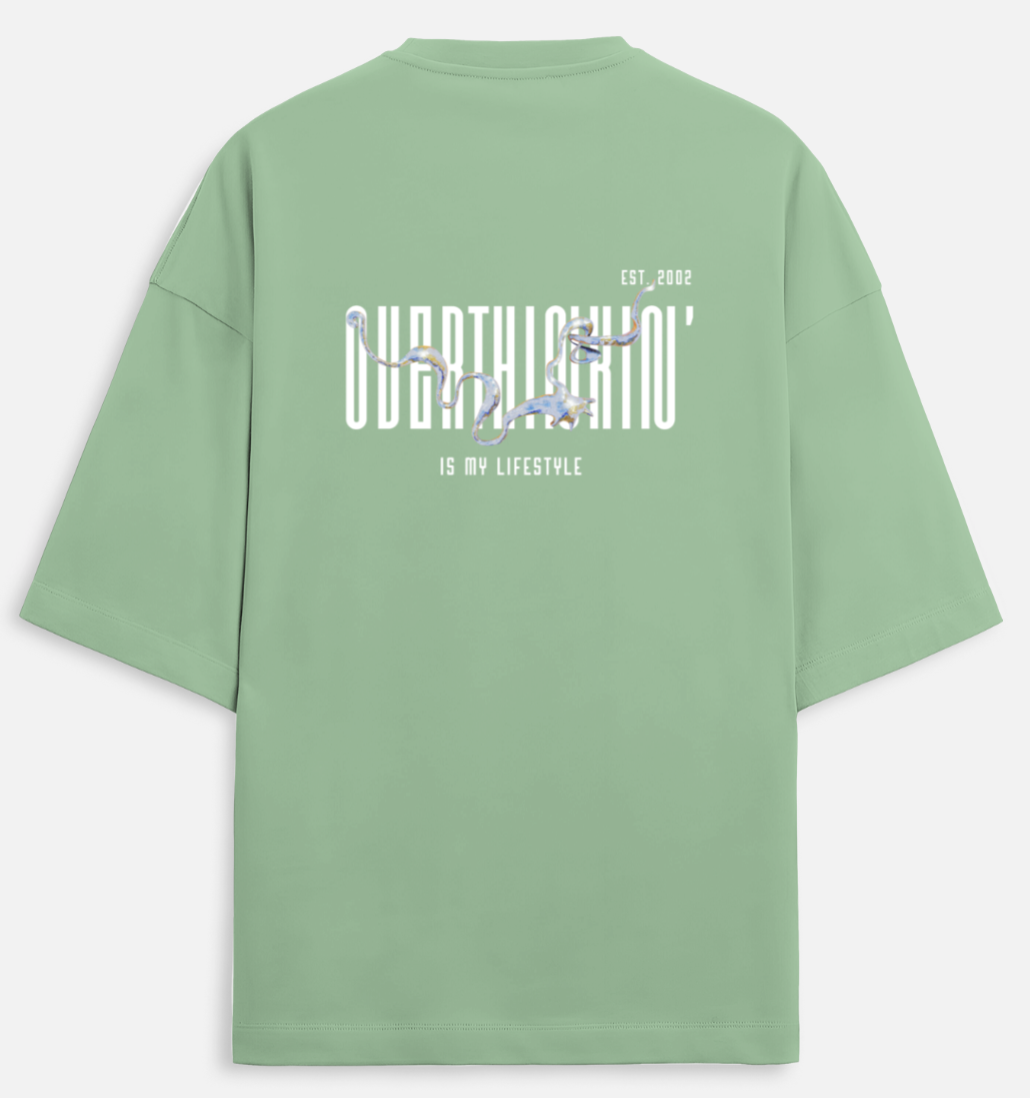 Overthinkin' | Terry Oversized Tee |YR-TRY-D13